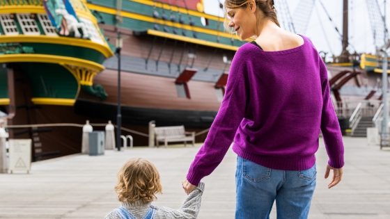 Stap aan boord van het VOC-schip