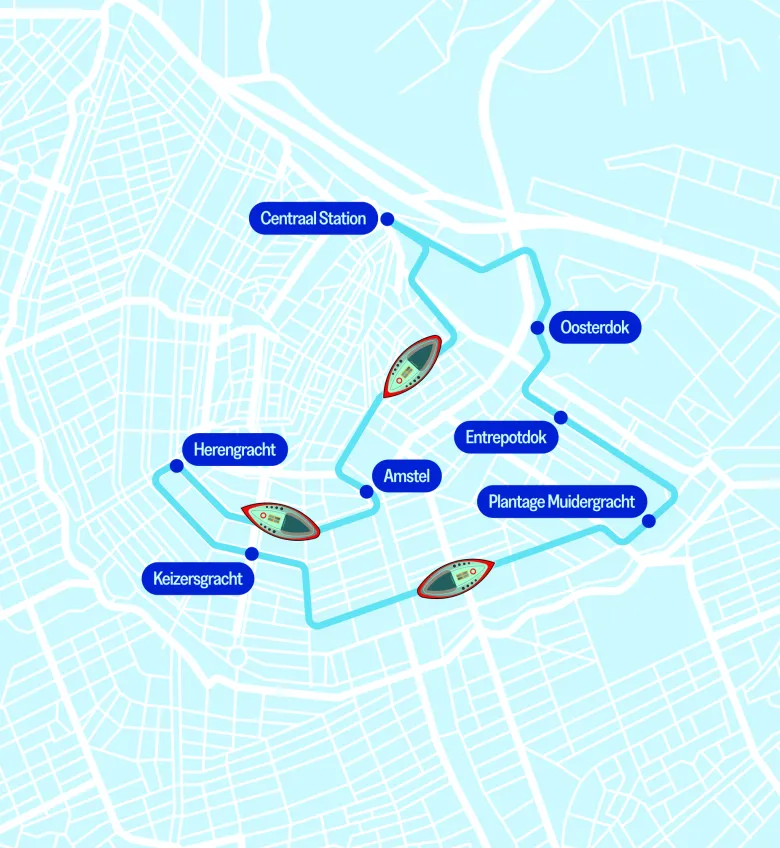 De Cultuur Ferry route